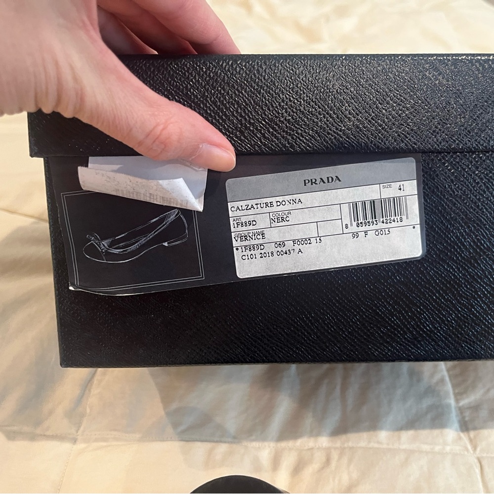 Black Patent Leather Flats - Picture 10 of 11